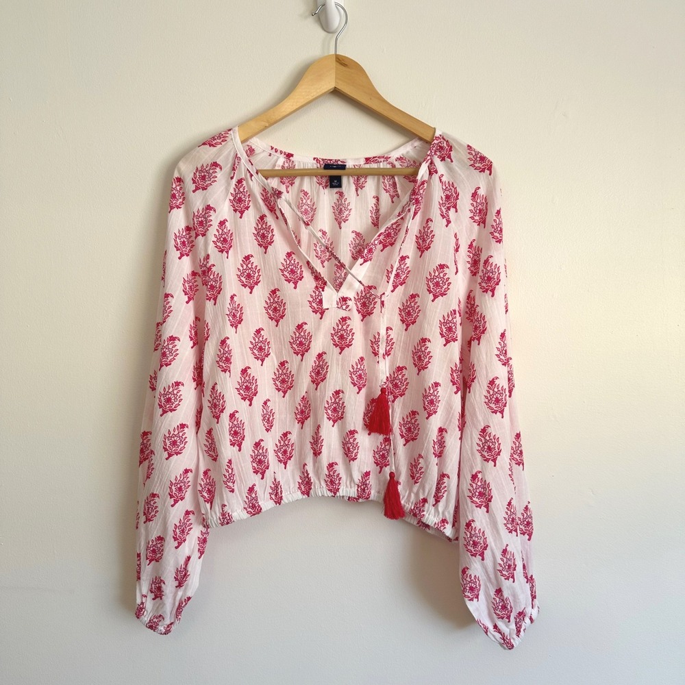 Roller Rabbit X Target Beach Lounge Pajama Set Cotton Paisley Boho Chic S/M - Picture 9 of 13